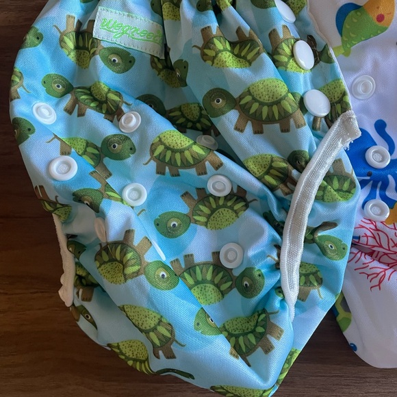 Baby Swimsuit and Swim Diapers. Size 0-3 months/Small - Picture 4 of 6